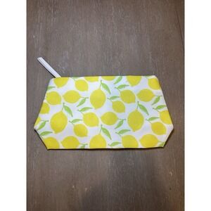 ULTA BEAUTY Lemons Makeup Toiletry Travel Bag Wristlet Handle